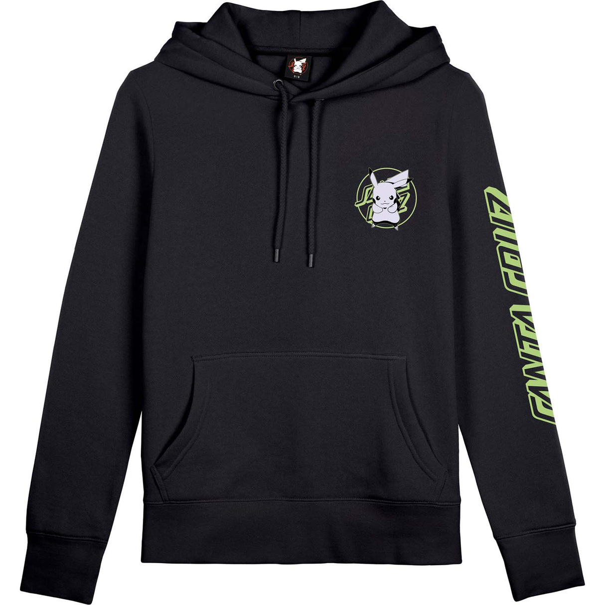 Santa Cruz x Pokemon Pikachu Dot Womens Hoodie - Black