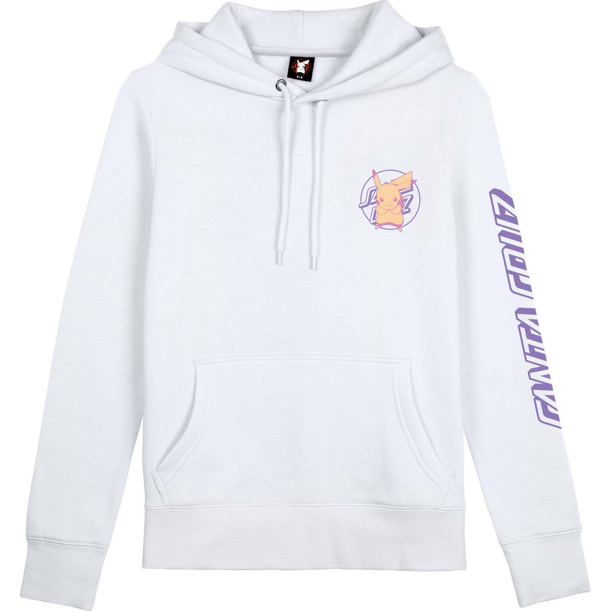 Santa Cruz x Pokemon Pikachu Dot Womens Hoodie - White