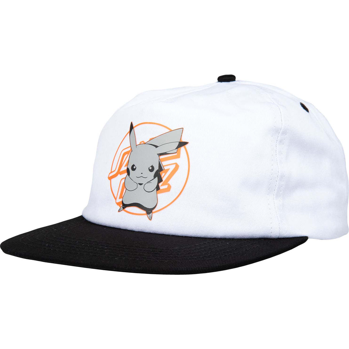 Santa Cruz x Pokemon SC Pikachu Cap - White/Black