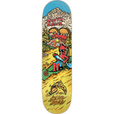 Santa Cruz River of Snax Skateboard Deck - Braun 8.25"
