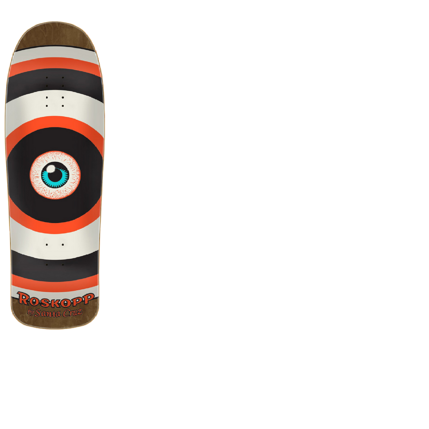 Santa Cruz Roskopp Reissue Skateboard Deck - Target Eye 9.62"