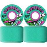 Santa Cruz Slime Balls Meek Slasher OG Skateboard Wheels - Green 60mm