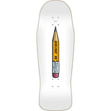 Santa Cruz Sketchbook Shaped Skateboard Deck - Winkowski 10.34"