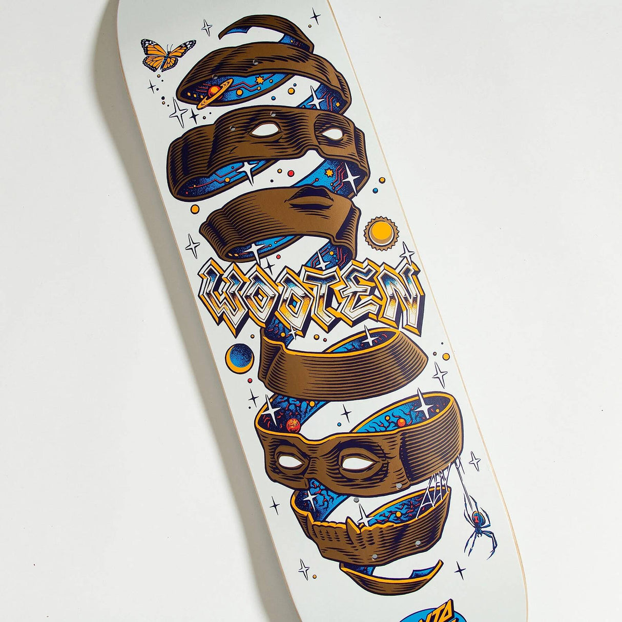 Santa Cruz VX Unwound Skateboard Deck - Wooten 8.5"