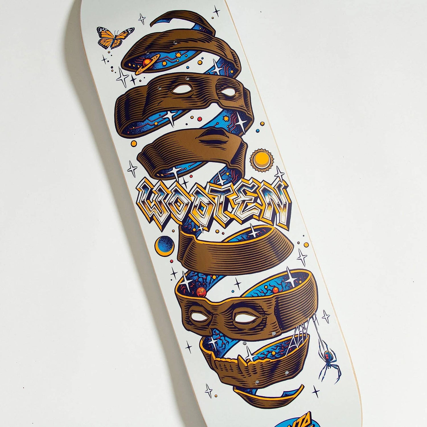 Santa Cruz VX Unwound Skateboard Deck - Wooten 8.5"