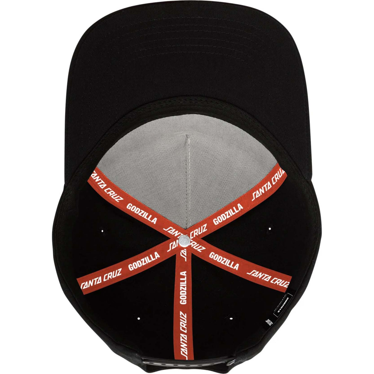 Santa Cruz Vs Godzilla Cap - Black