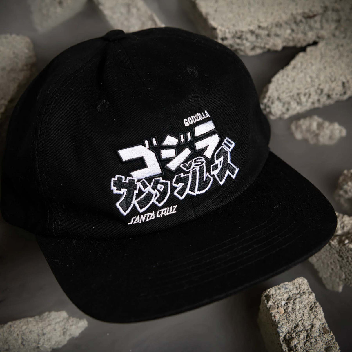Santa Cruz Vs Godzilla Cap - Black