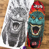 Santa Cruz x Godzilla Skateboard Deck - Destroyer 11"