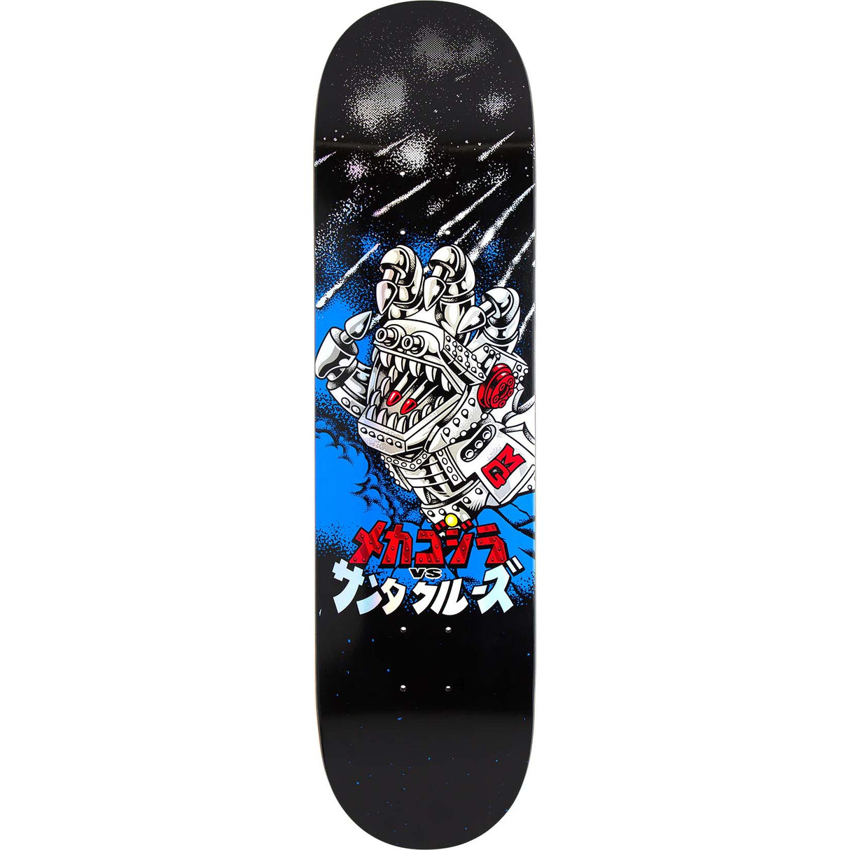 Santa Cruz x Godzilla Skateboard Deck - Mecha Hand 8"