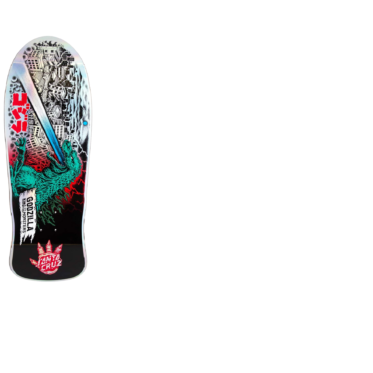 Santa Cruz x Godzilla Skateboard Deck - O'Brien Reaper 8.25"