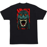 Santa Cruz x Godzilla Destroyer Stripes T Shirt - Black