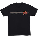 Santa Cruz x Godzilla Destroyer Stripes T Shirt - Black