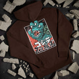 Santa Cruz x Godzilla Hand Hoodie - Brown