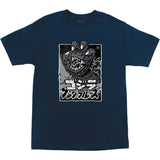 Santa Cruz x Godzilla Hand Front T Shirt - Navy