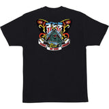 Santa Cruz x Godzilla Natas Mothra T Shirt - Black