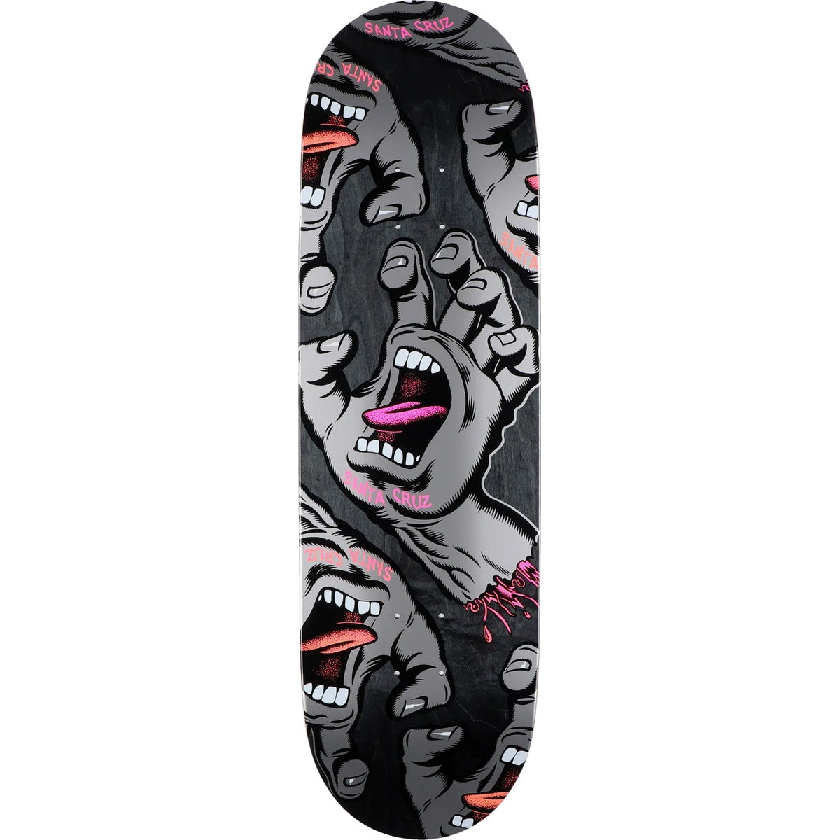 Santa Cruz Crowded Hand Skateboard Deck 9"