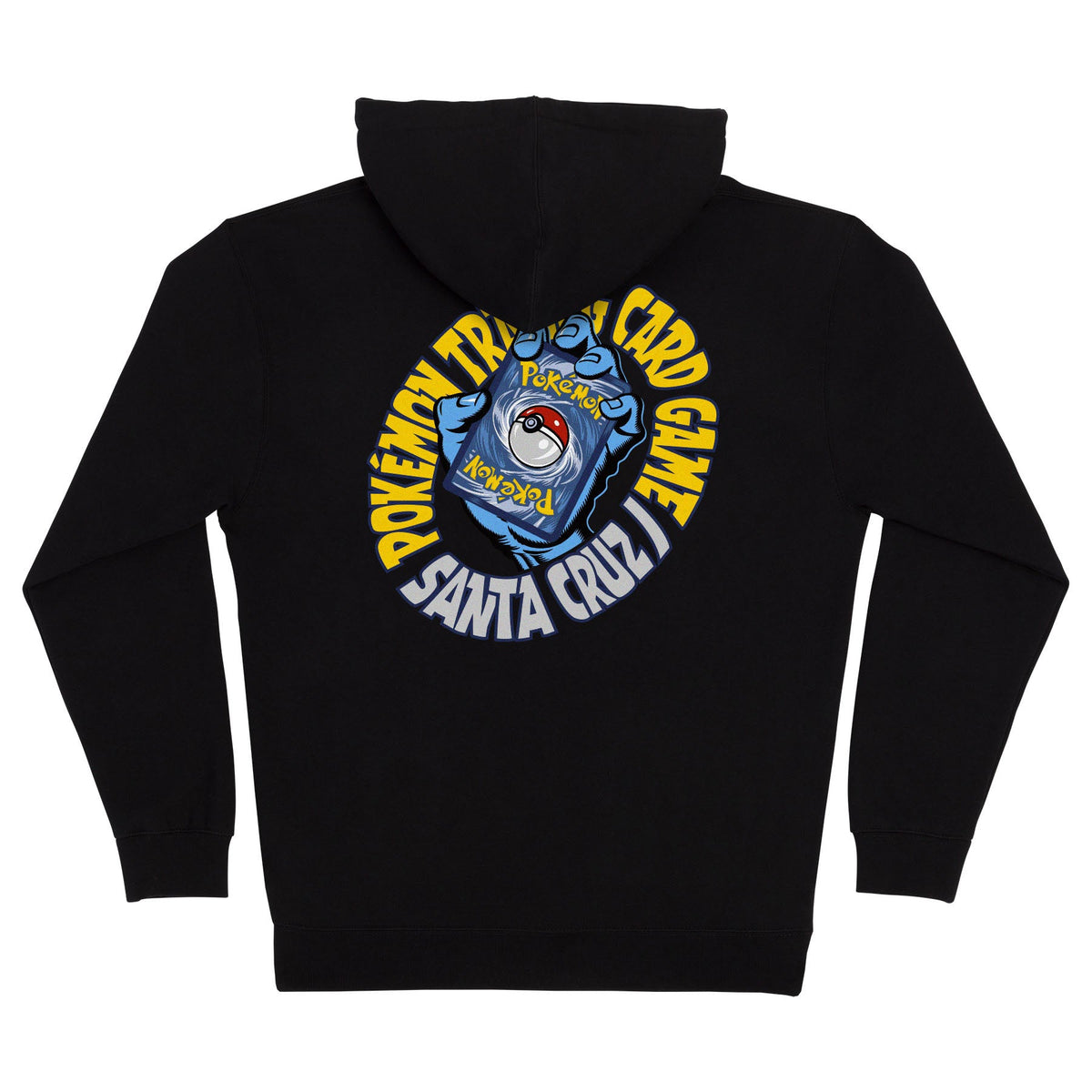 Santa Cruz x Pokémon TCG Hand Zip Hoodie - Black