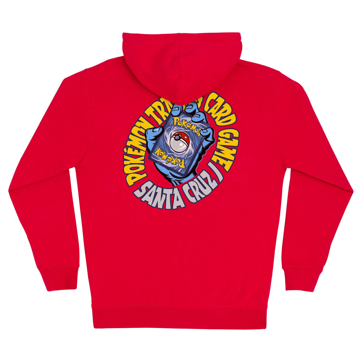 Santa Cruz x Pokémon TCG Hand Zip Hoodie - Red