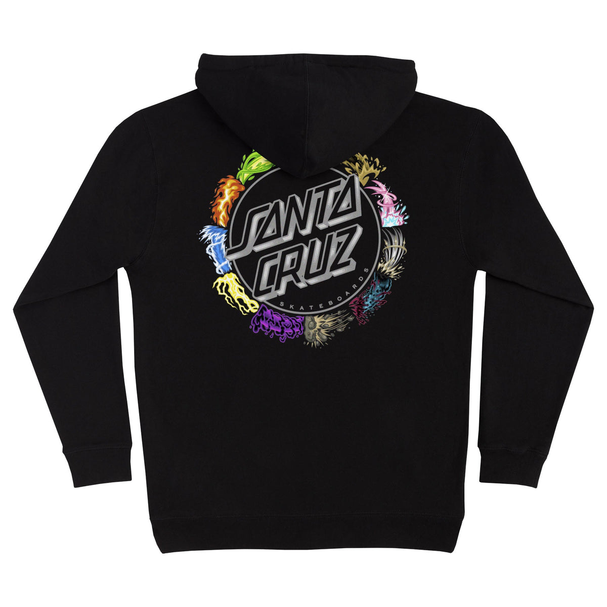 Santa Cruz x Pokémon Power Dot Hoodie - Black