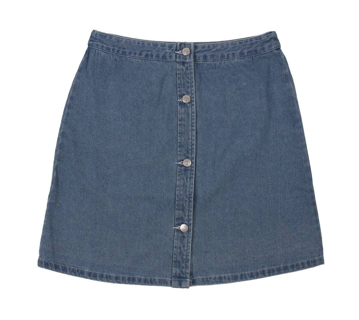 Santa Cruz Screaming Hand Womens Skirt - Light Denim