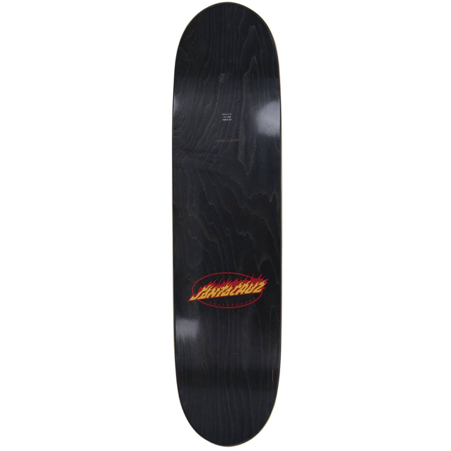 Santa Cruz Asta Cosmic Cat Dot Skateboard Deck - Blue 8''
