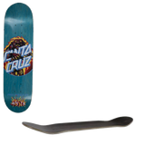 Santa Cruz Asta Cosmic Cat Dot Skateboard Deck - Blue 8''