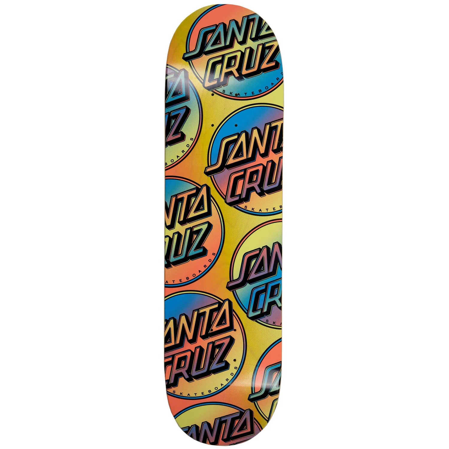 Santa Cruz Contra Allover Skateboard Deck - Multi 8.25''