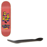 Santa Cruz Delfo Ego Skateboard Deck - Pink 8.25''
