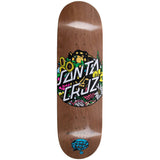 Santa Cruz Dressen Pup Dot Skateboard Deck - Brown 9''
