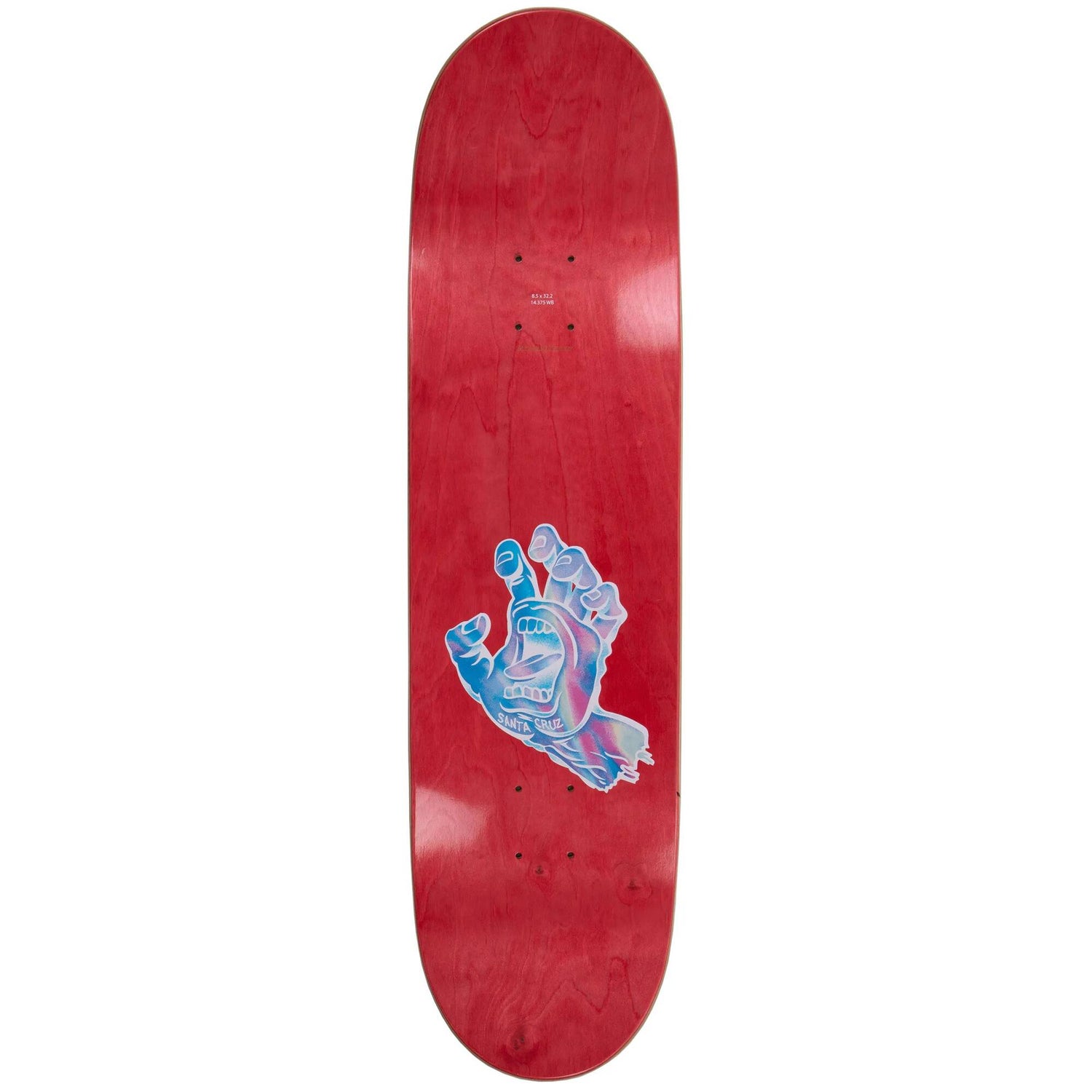 Santa Cruz Iridescent Dot Skateboard Deck - Blue 8.5''
