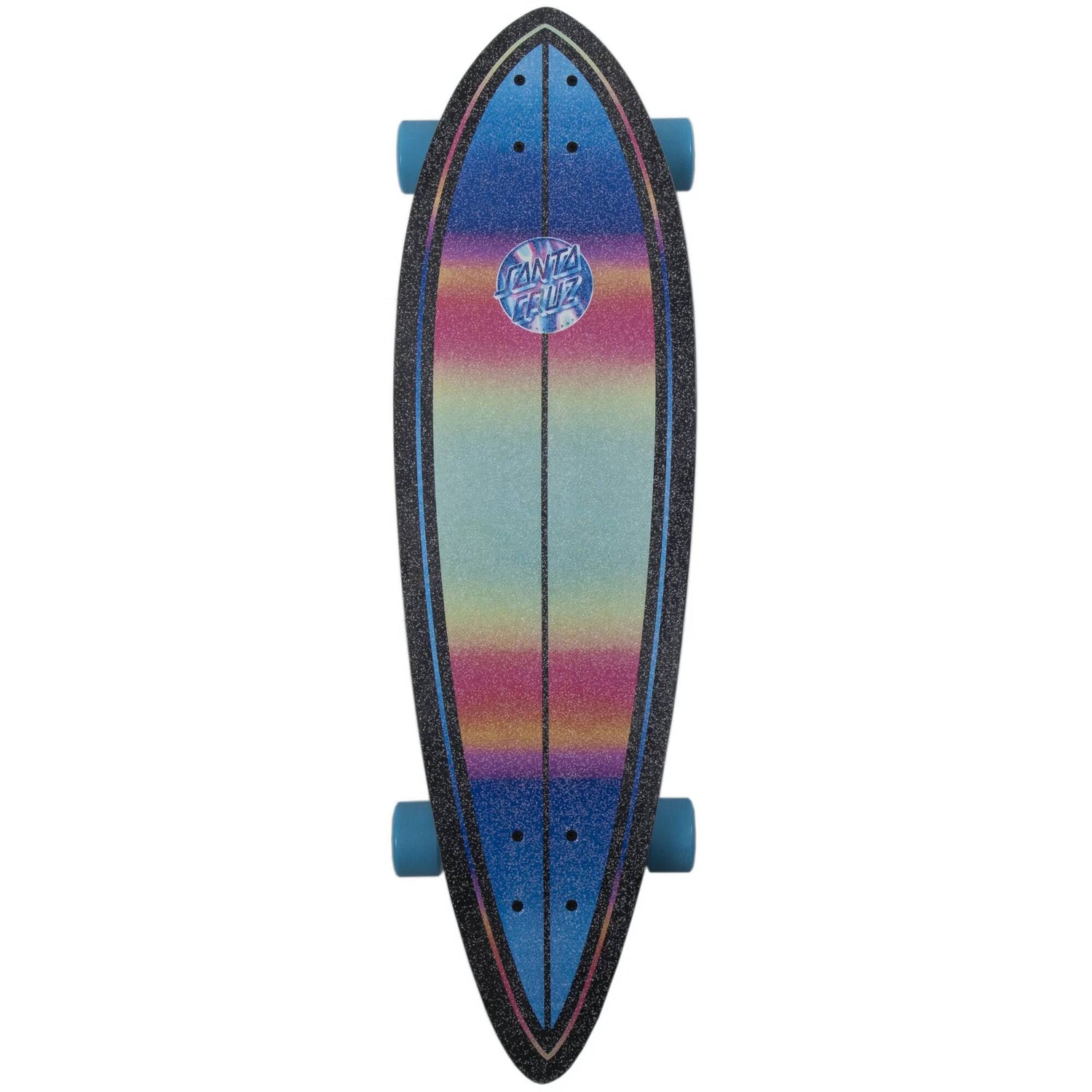 Santa Cruz Iridescent Dot Pintail Complete Cruiser Skateboard - Multi 33''