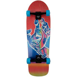 Santa Cruz Iridescent Hand Complete Cruiser Skateboard - Red 31.7''