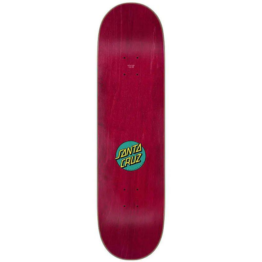 Santa Cruz Knibbs Reptilian Dot Skateboard Deck - Blue 8.27''