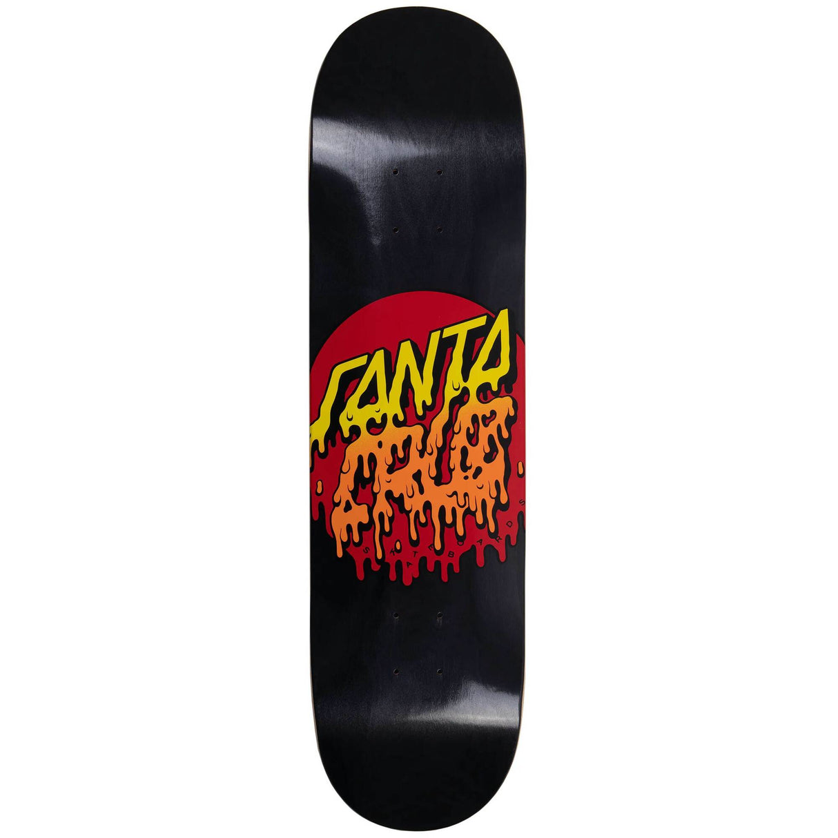 Santa Cruz Rad Dot Skateboard Deck - Black 8''