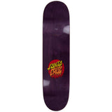 Santa Cruz Rad Dot Skateboard Deck - Black 8''