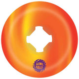 Santa Cruz Slime Balls Brains Speed Balls Skateboard Wheels - Orange/Yellow Swirl 56mm