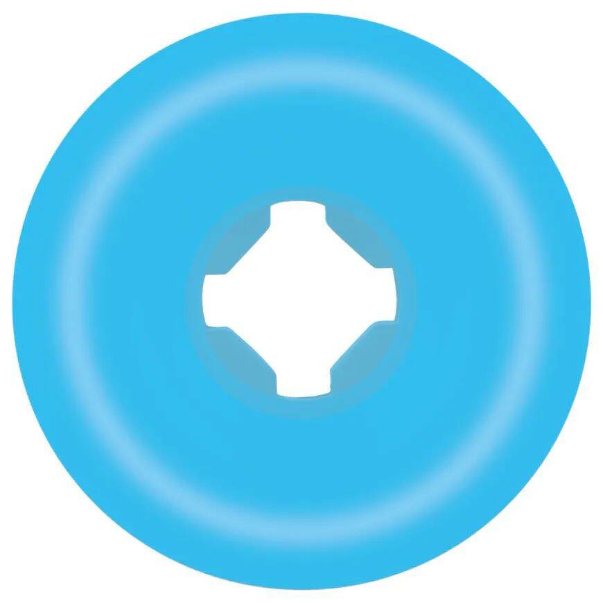 Santa Cruz Slime Balls Vomit Mini II 97a Skateboard Wheels - Blue 53mm