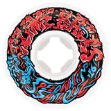Santa Cruz Slime Balls Vomit Mini II 97a Skateboard Wheels - Multi 53mm