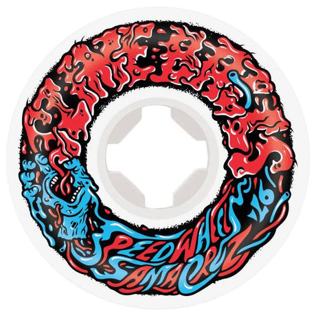 Santa Cruz Slime Balls Vomit Mini II 97a Skateboard Wheels - Multi 53mm