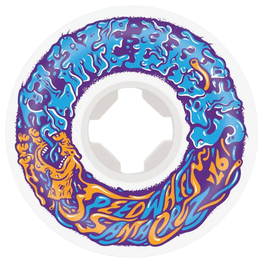 Santa Cruz Slime Balls Vomit Mini II 97a Skateboard Wheels - Multi 56mm