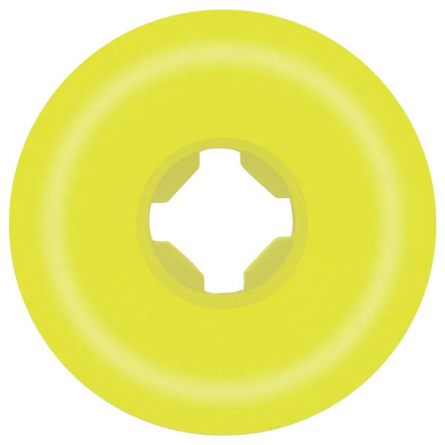 Santa Cruz Slime Balls Vomit Mini II 97a Skateboard Wheels - Yellow 54mm