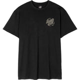 Santa Cruz Erode Dot Mono T Shirt - Black