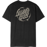 Santa Cruz Erode Dot Mono T Shirt - Black