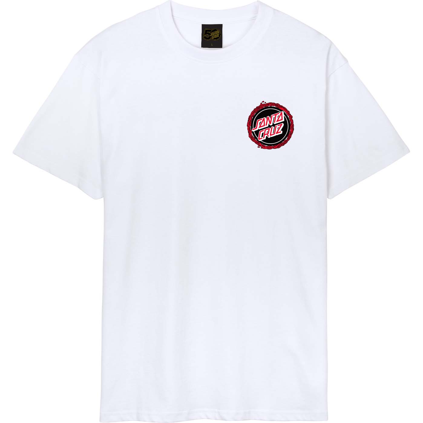 Santa Cruz Screaming 50 T Shirt - White