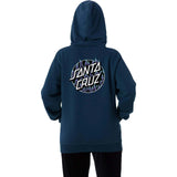 Santa Cruz x Thrasher Flaming Dot Hoodie - Navy