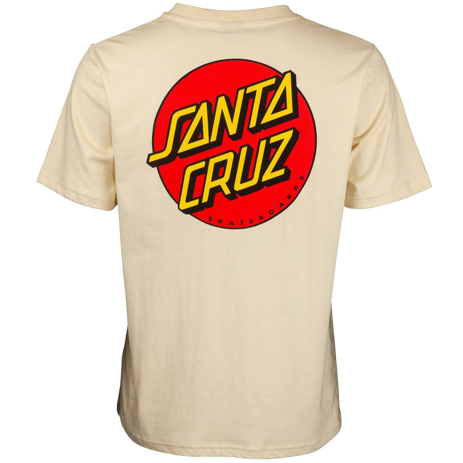 Santa Cruz Classic Dot Womens T Shirt - Iced Coffee
