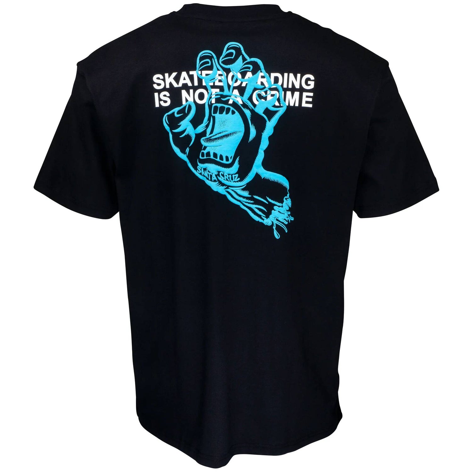 Santa Cruz Crime Hand T Shirt - Black