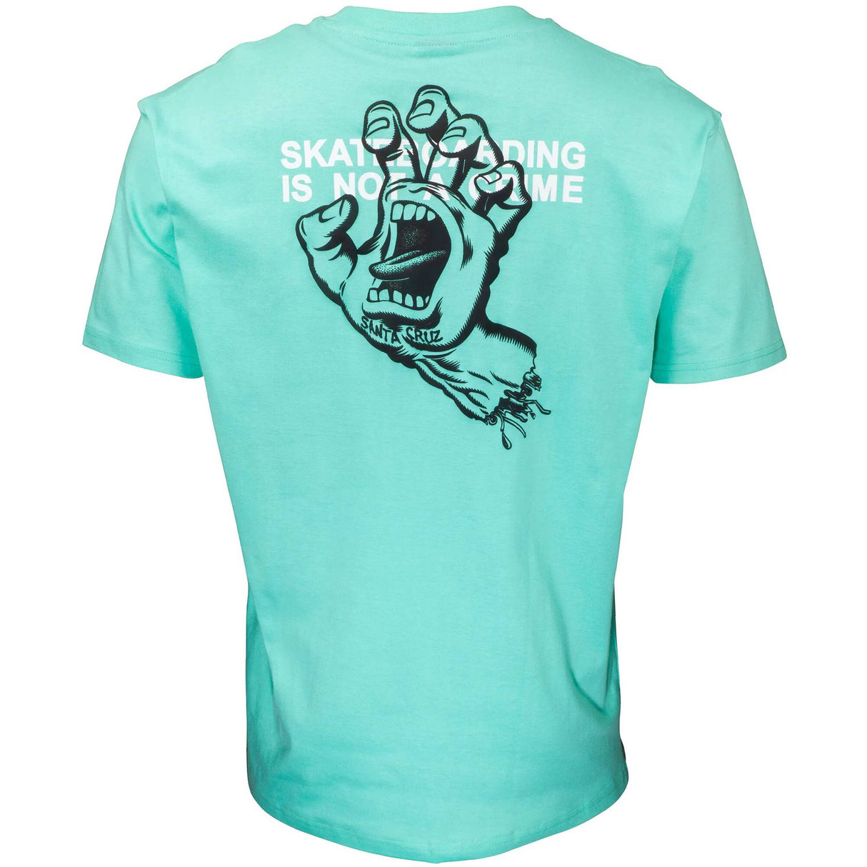Santa Cruz Crime Hand T Shirt - Jade Green