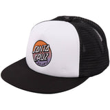 Santa Cruz Crossover Fade Meshback Cap - White/Black