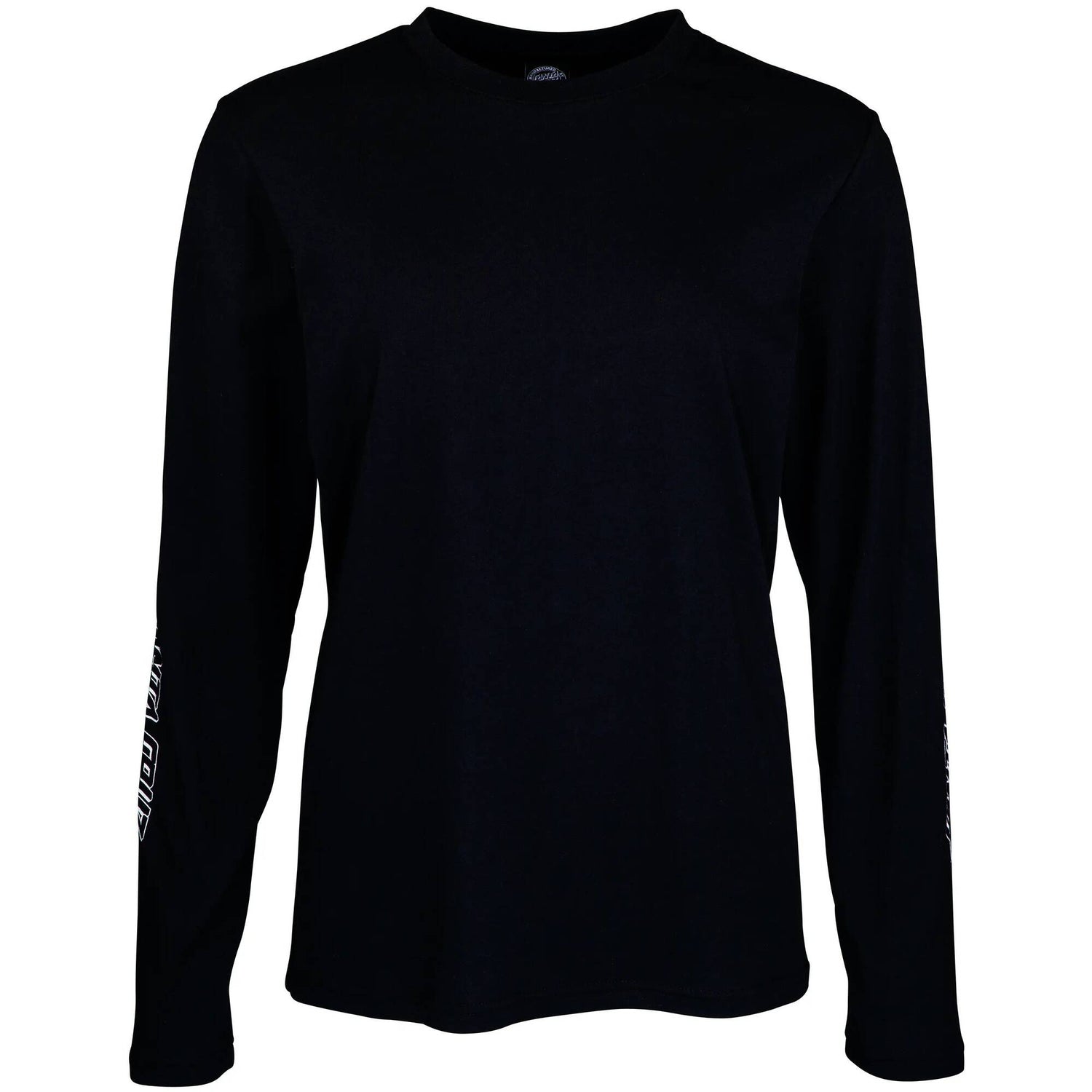 Santa Cruz Phase Dot Womens Long Sleeve T Shirt - Black